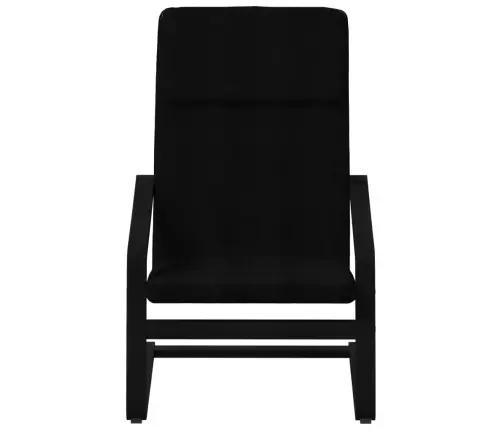 Atpūtas Krēsls Ar Kājsoliņu, Melns Audums Vidaxl