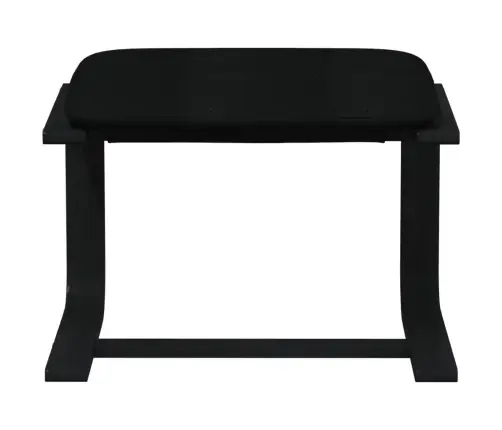 Atpūtas Krēsls Ar Kājsoliņu, Melns Audums Vidaxl