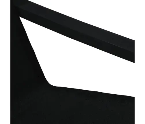 Atpūtas Krēsls Ar Kājsoliņu, Melns Audums Vidaxl