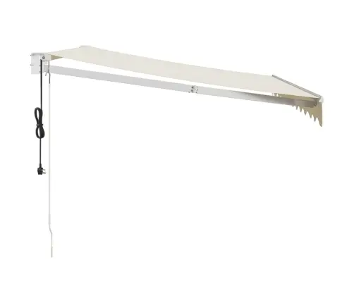 Automatinė Ištraukiama Markizė, Kreminės Spalvos, 3,5X2,5M