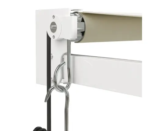 Izvelkama Markīze, Automātiska, Krēmkrāsas, 5X3 M Vidaxl