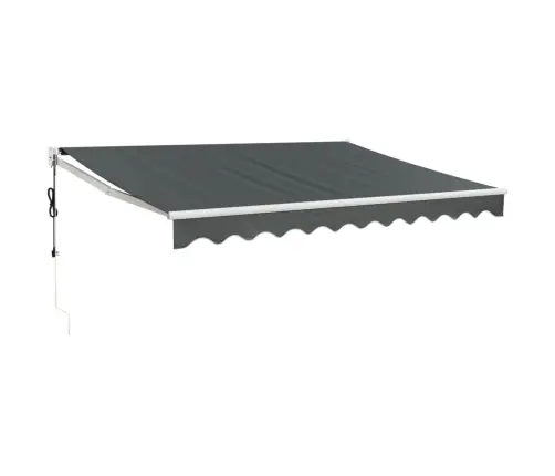 Izvelkama Markīze, Automātiska, Antracītpelēka, 3,5X2,5 M Vidaxl