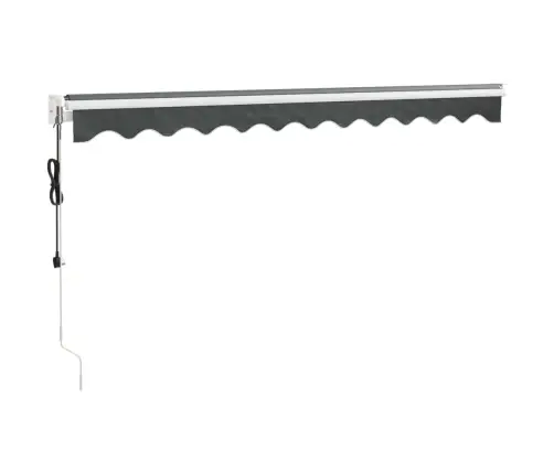 Izvelkama Markīze, Automātiska, Antracītpelēka, 3,5X2,5 M Vidaxl