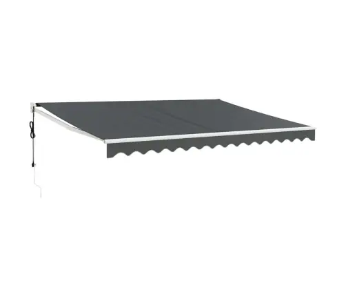 Izvelkama Markīze, Automātiska, Antracītpelēka, 4X3 M Vidaxl