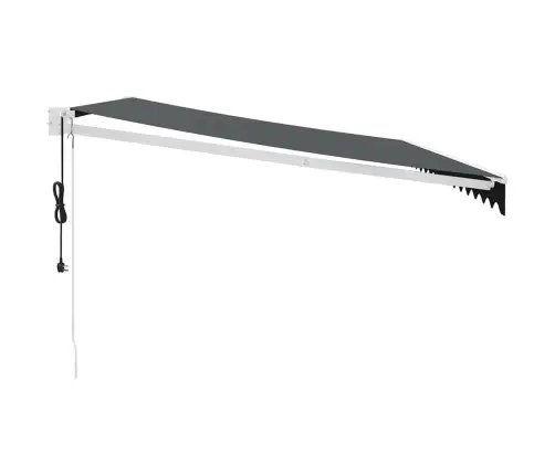 Izvelkama Markīze, Automātiska, Antracītpelēka, 4X3 M Vidaxl