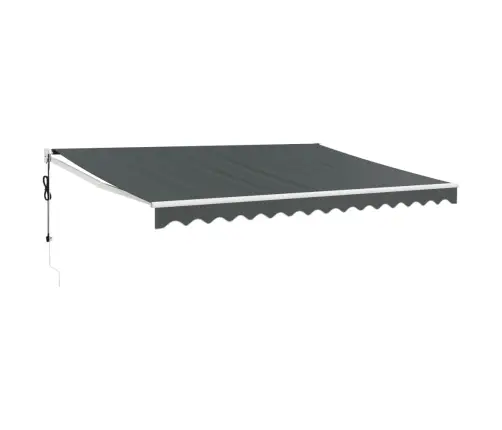 Izvelkama Markīze, Automātiska, Antracītpelēka, 5X3 M Vidaxl