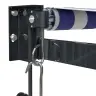 Izvelkama Markīze, Automātiska, Zila, Balta, 3X2,5 M Vidaxl