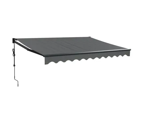 Izvelkama Markīze, Automātiska, Antracītpelēka, 3,5X2,5 M Vidaxl