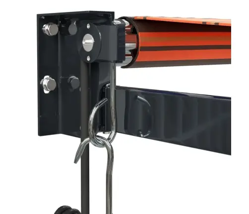 Izvelkama Markīze, Automātiska, Oranža, Brūna, 3X2,5 M Vidaxl