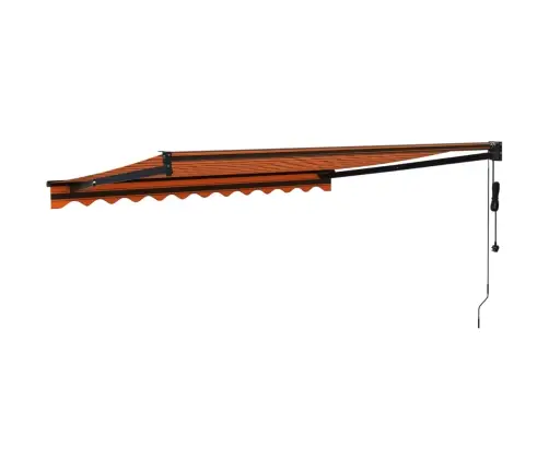 Automatinė Ištraukiama Markizė, Oranžinė Ir Ruda, 3,5X2,5M