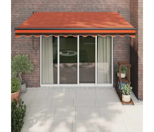 Automatinė Ištraukiama Markizė, Oranžinė Ir Ruda, 3,5X2,5M