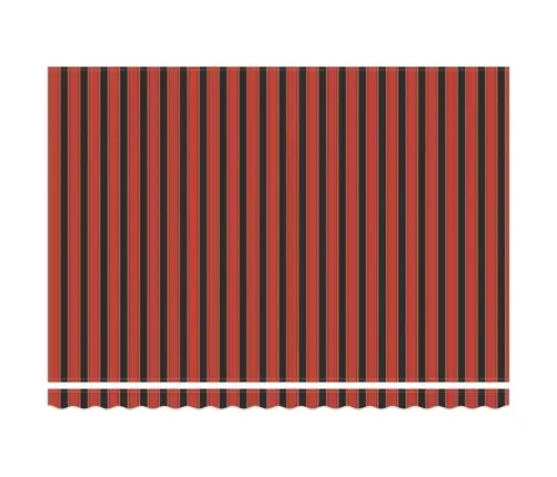 Izvelkama Markīze, Automātiska, Oranža, Brūna, 4,5X3 M Vidaxl