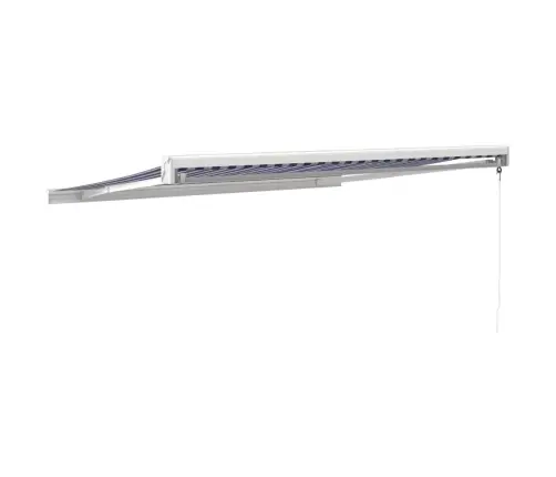 Ištraukiama Markizė, Mėlyna/Balta, 3,5X2,5M, Audinys/Aliuminis