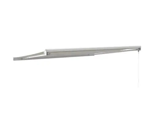 Sissetõmmatav Varikatus, Kreemjas, 4X3 M, Kangas, Alumiinium