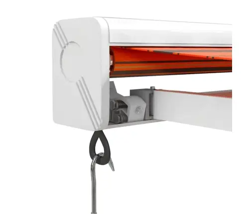 Sissetõmmatav Varikatus Oranž-Pruun 3,5X2,5 Kangas, Alumiinium