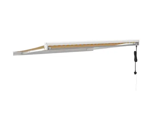 Ištraukiama Markizė, Geltona/Balta, 3,5X2,5M, Audinys/Aliuminis