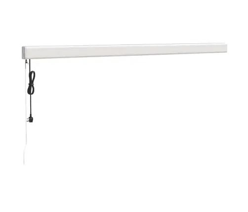 Sissetõmmatav Varikatus, Kollane-Valge, Kangas Ja Alumiinium