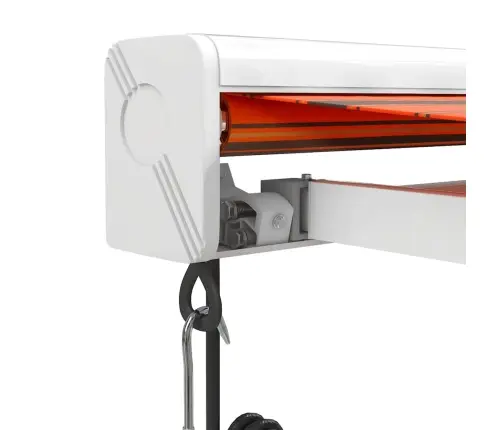 Sissetõmmatav Varikatus, Oranž-Pruun 3X2,5 M Kangas, Alumiinium