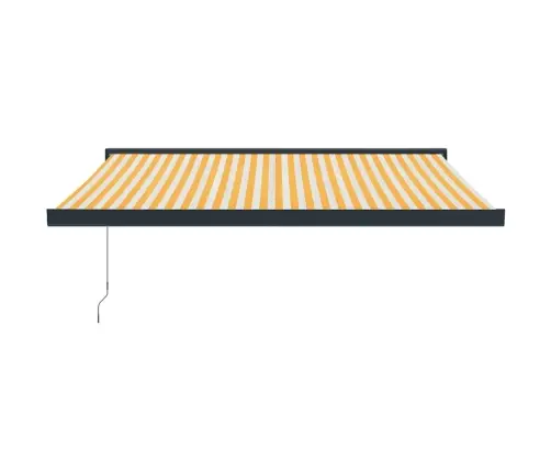 Ištraukiama Markizė, Geltona/Balta, 3,5X2,5M, Audinys/Aliuminis