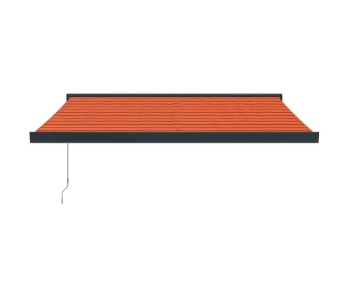 Sissetõmmatav Varikatus Oranž-Pruun 3,5X2,5 M Kangas/Alumiinium