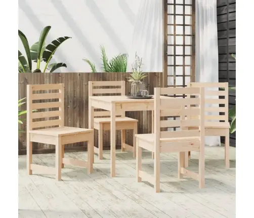 5-Daļīgs Dārza Mēbeļu Komplekts, Priedes Masīvkoks Vidaxl