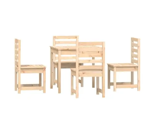 5-Daļīgs Dārza Mēbeļu Komplekts, Priedes Masīvkoks Vidaxl