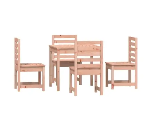 Sodo Valgomojo Baldų Komplektas, 5 Dalių, Douglas Eglės Masyvas