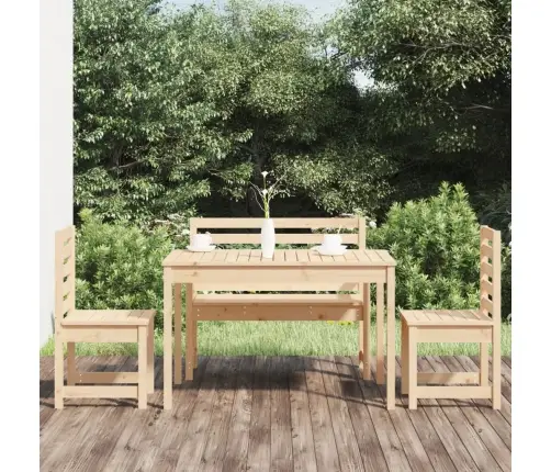 4-Osaline Aia Söögimööbli Komplekt, Männipuit