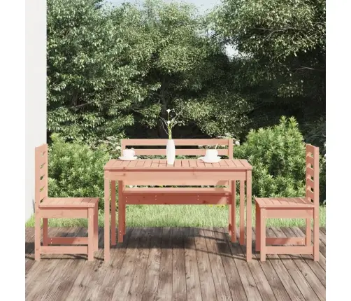 4-Daļīgs Dārza Mēbeļu Komplekts, Duglasa Egles Masīvkoks Vidaxl