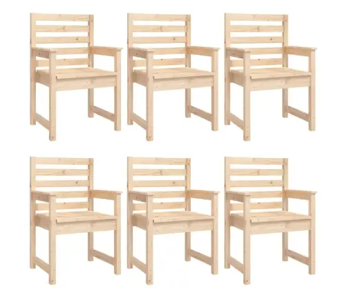 7-Daļīgs Dārza Mēbeļu Komplekts, Priedes Masīvkoks Vidaxl