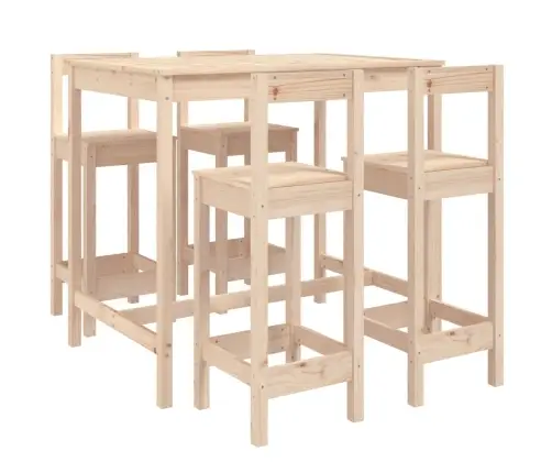 5-Osaline Aia Baarikomplekt, Männipuit