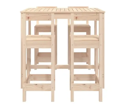 5-Osaline Aia Baarikomplekt, Männipuit