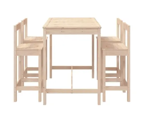 5-Osaline Aia Baarikomplekt, Männipuit