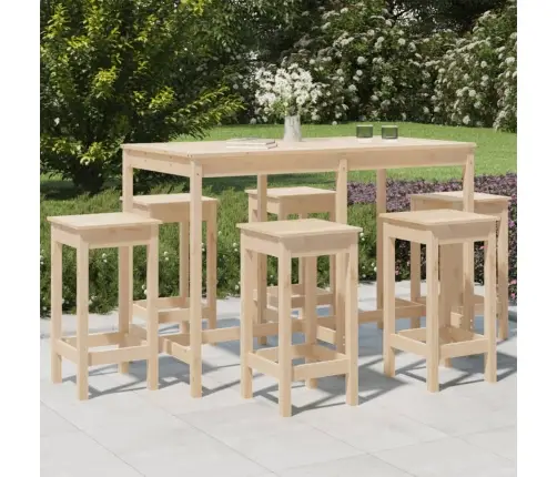 7-Osaline Aia Baarikomplekt, Männipuit