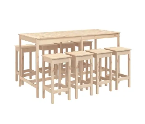 9-Osaline Aia Baarikomplekt, Männipuit