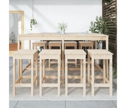 9-Osaline Aia Baarikomplekt, Männipuit