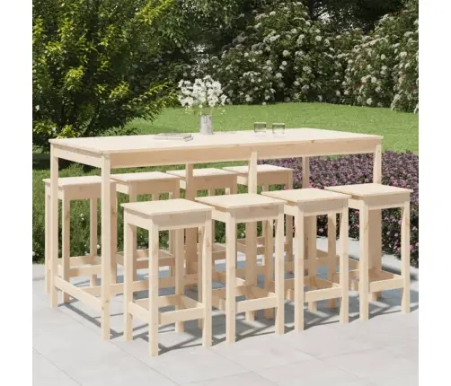 9-Osaline Aia Baarikomplekt, Männipuit