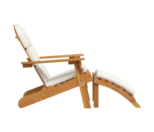Dārza Krēsls Ar Kāju Balstu, Akācijas Masīvkoks Vidaxl