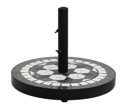 Päikesevarju Alus, Sinine Ja Valge, Ümmargune, 12 Kg