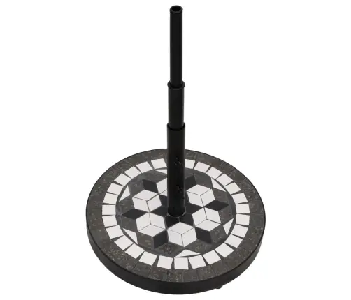 Päikesevarju Alus, Sinine Ja Valge, Ümmargune, 12 Kg