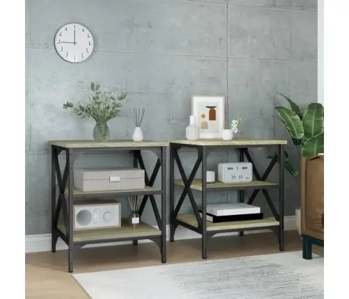 Lisalauad 2 Tk, Sonoma Tamm, 40 X 42 X 50 cm Tehispuit