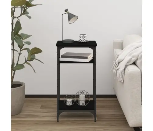 Lisalaud, Must, 40 X 30 X 75 cm Tehispuit