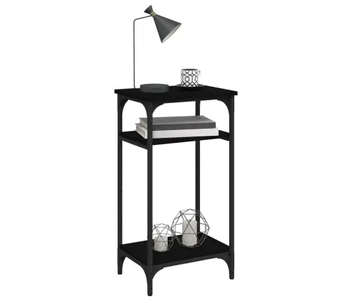 Lisalaud, Must, 40 X 30 X 75 cm Tehispuit