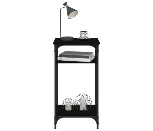 Lisalaud, Must, 40 X 30 X 75 cm Tehispuit