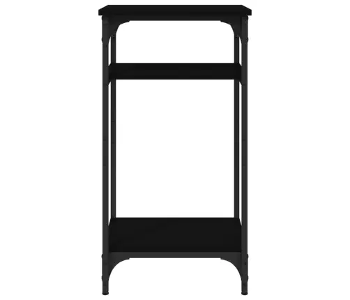 Lisalaud, Must, 40 X 30 X 75 cm Tehispuit