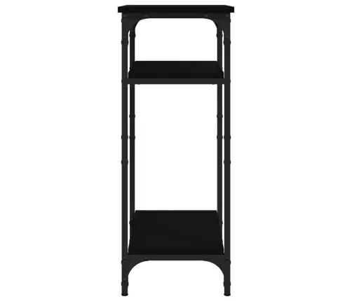 Lisalaud, Must, 40 X 30 X 75 cm Tehispuit