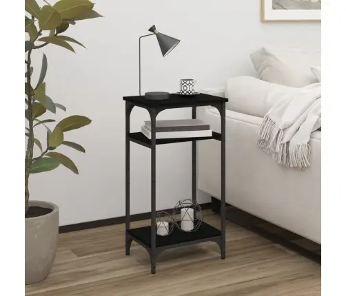 Lisalaud, Must, 40 X 30 X 75 cm Tehispuit