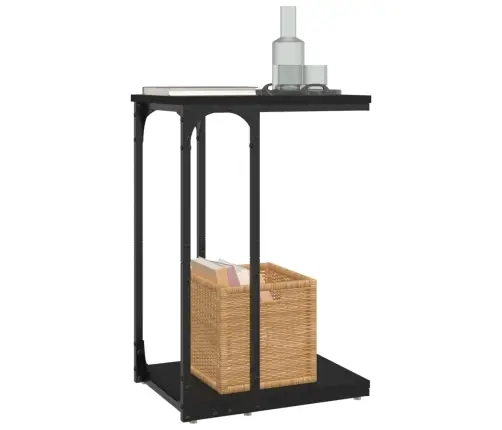 Galdiņš, Melns, 40X30X60 Cm, Inženierijas Koks Vidaxl