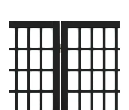 Kokkupandav 3 Paneeliga Sirm, Jaapani Stiil, 120X170 cm Must