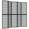Aizslietnis, 5 Paneļi, Salokāms, 200X170Cm, Japāņu Stils, Melns Vidaxl